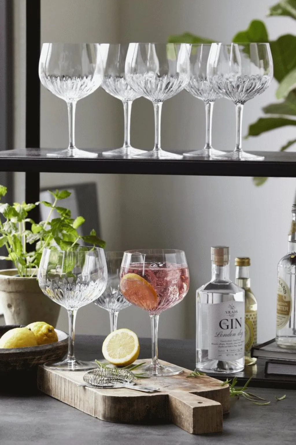 Hot Mixology Spansk Gin & Tonic-glas 2 stk. 80 cl Drinksglas|Drinksglas