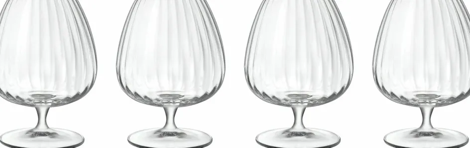 Clearance Luigi Bormioli Optica Cognacglas 4 stk. 46,5 cl