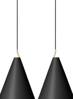 New LYFA MOSAIK 250 SIDE BY SIDE II Pendel 52 cm, Sort