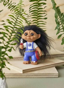 Hot Lykketrold 9 cm, Elektriker Stue|Træfigurer Og Figurer