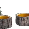 Outlet Lykketrold Familien Grandam Fyrfadsstage 2 stk. H6 cm, Lykkeskoven Julelys|Fyrfadsstager