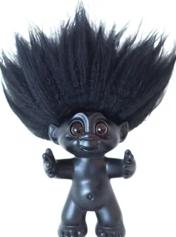 Best Lykketrold, Mat Sort Stue|Træfigurer Og Figurer