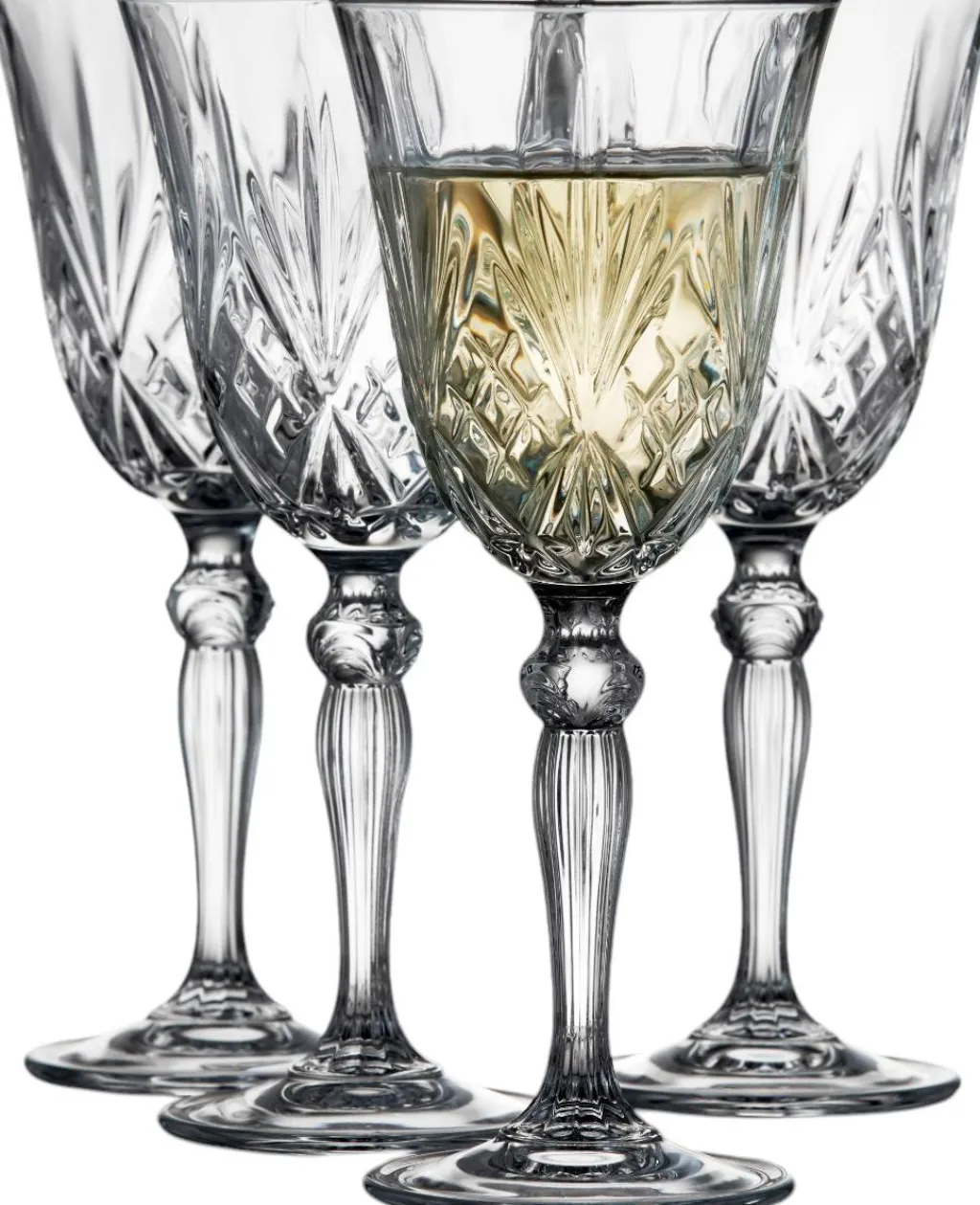 Lyngby Glas Vinglas|Vinglas > Melodia Hvidvinsglas 4 stk. 21 cl