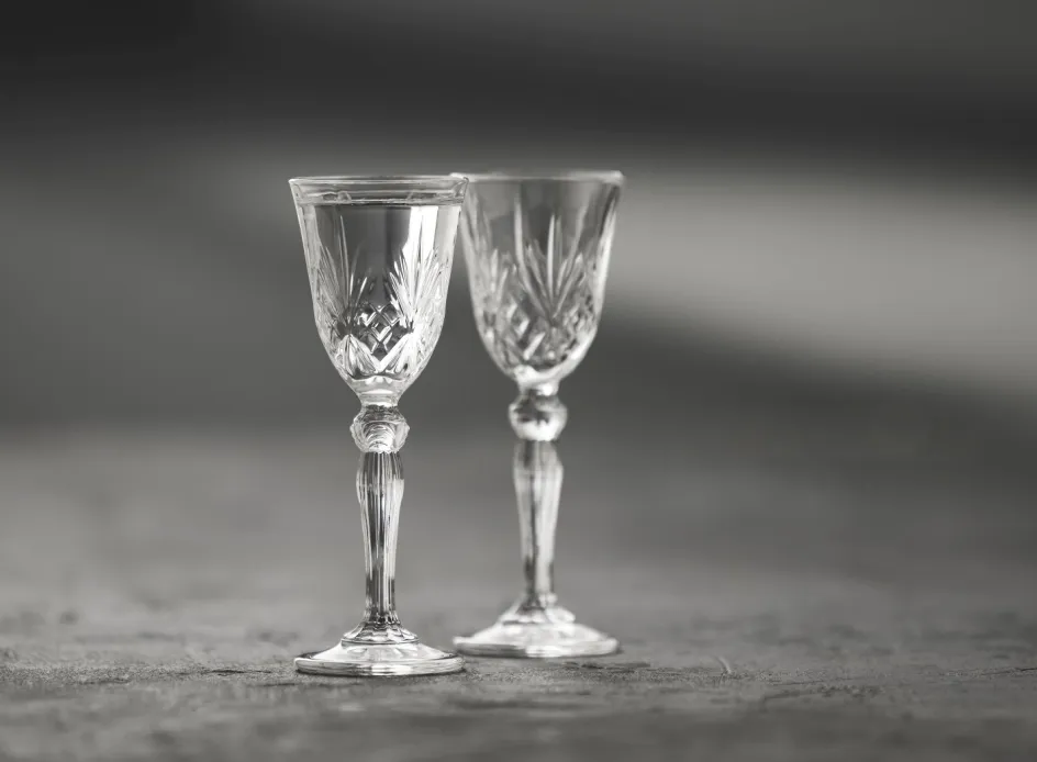 New Lyngby Glas Melodia Snapseglas 4 stk. 5 cl