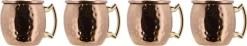 Discount Moscow Mule Mini Shotglas 4 stk. 8 cl, Kobber/Stål Shotglas Og Snapseglas|Drinksglas
