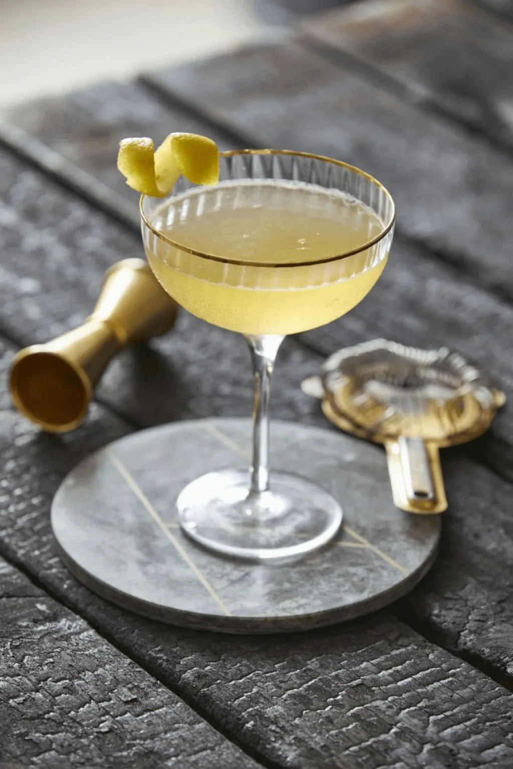 Outlet Palermo Cocktailglas Gold 4 stk. 31,5 cl Drinksglas|Drinksglas