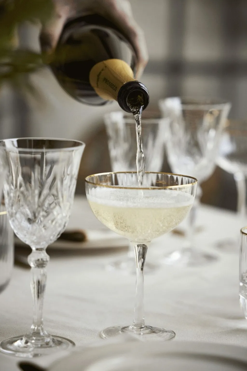 Outlet Palermo Cocktailglas Gold 4 stk. 31,5 cl Drinksglas|Drinksglas