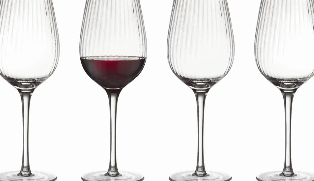 Online Palermo Gold Rødvinsglas 4 stk. 40 cl Vinglas|Vinglas