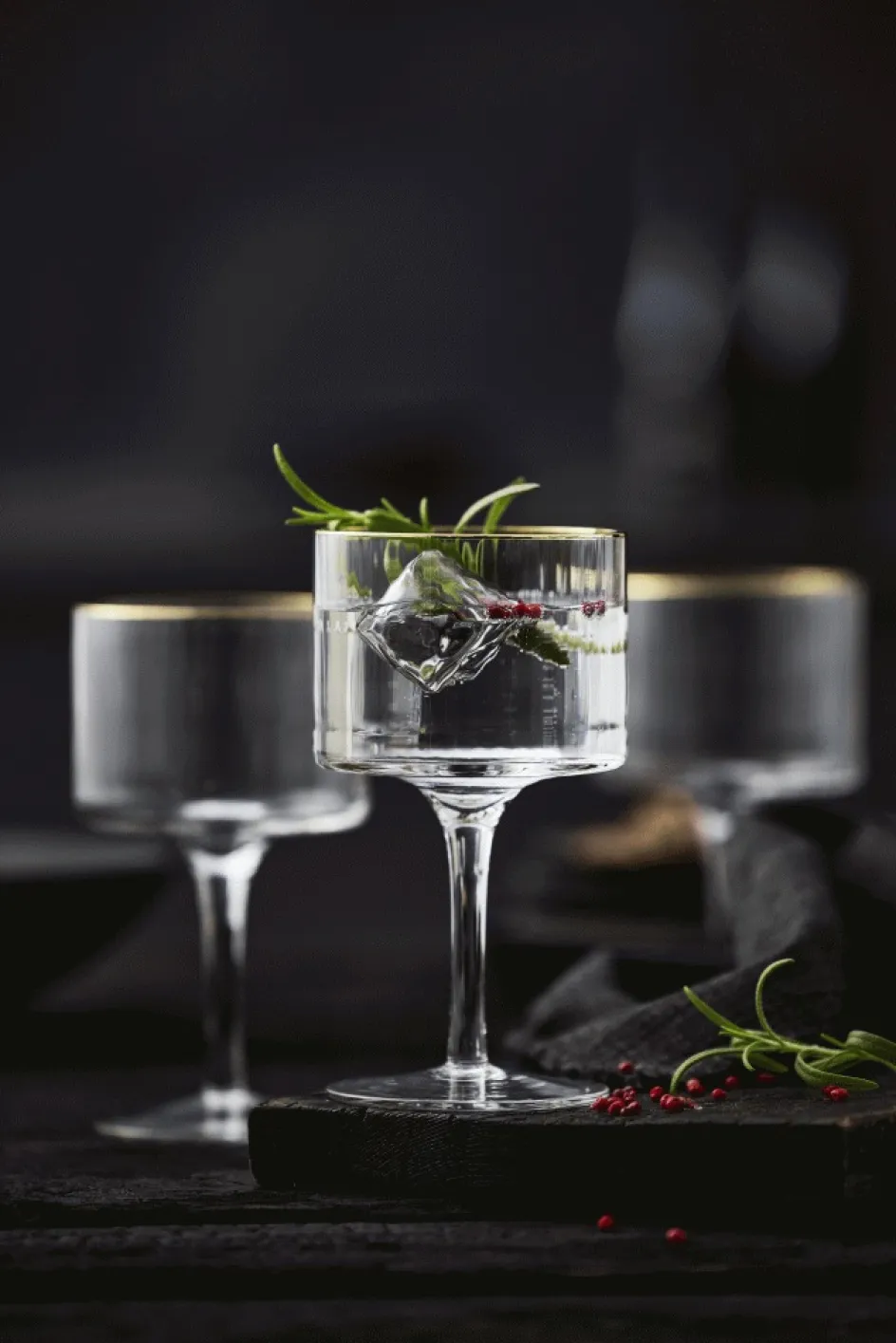 Best Lyngby Glas Palermo Gold Gin & Tonic-glas 4 stk. 32 cl