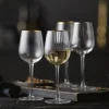Outlet Palermo Gold Hvidvinsglas 4 stk. 30 cl Vinglas|Vinglas