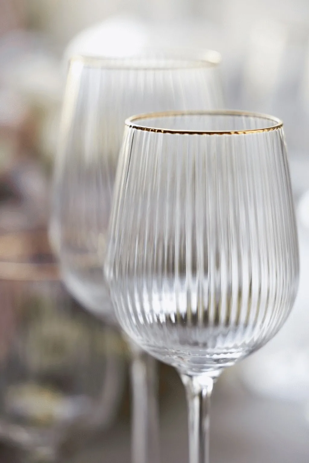 Outlet Palermo Gold Hvidvinsglas 4 stk. 30 cl Vinglas|Vinglas