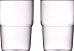 Lyngby Glas Vandglas > Torino Drikkeglas 2 stk. 40 cl, Pink