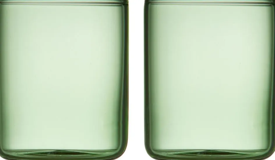 Hot Lyngby Glas Torino Shotglas 2 stk. 6 cl, Grøn