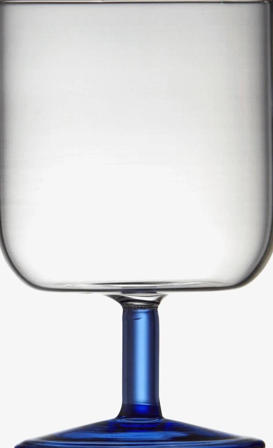 Discount Lyngby Glas Torino Vinglas 2 stk. 30 cl, Klar/Blå