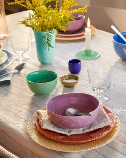 Lyngby Porcelæn Middagstallerkener > Rhombe Color Tallerken 27 cm,
