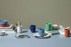 Outlet Lyngby Porcelæn Rhombe Color Krus m. Hank 33 cl, Grøn