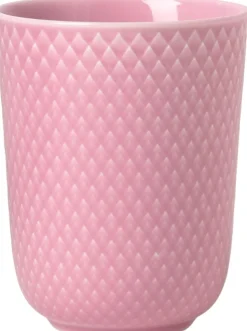 New Lyngby Porcelæn Rhombe Color Krus 33 cl, Rosa