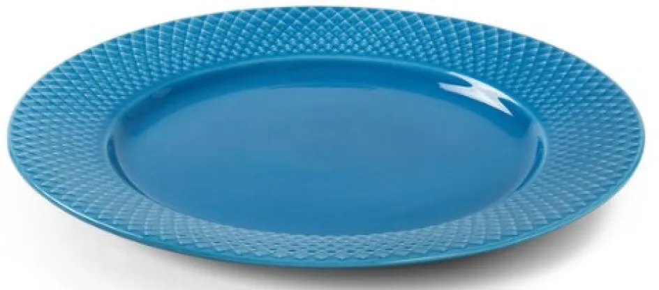 Best Lyngby Porcelæn Rhombe Color Tallerken 27 cm, Blå