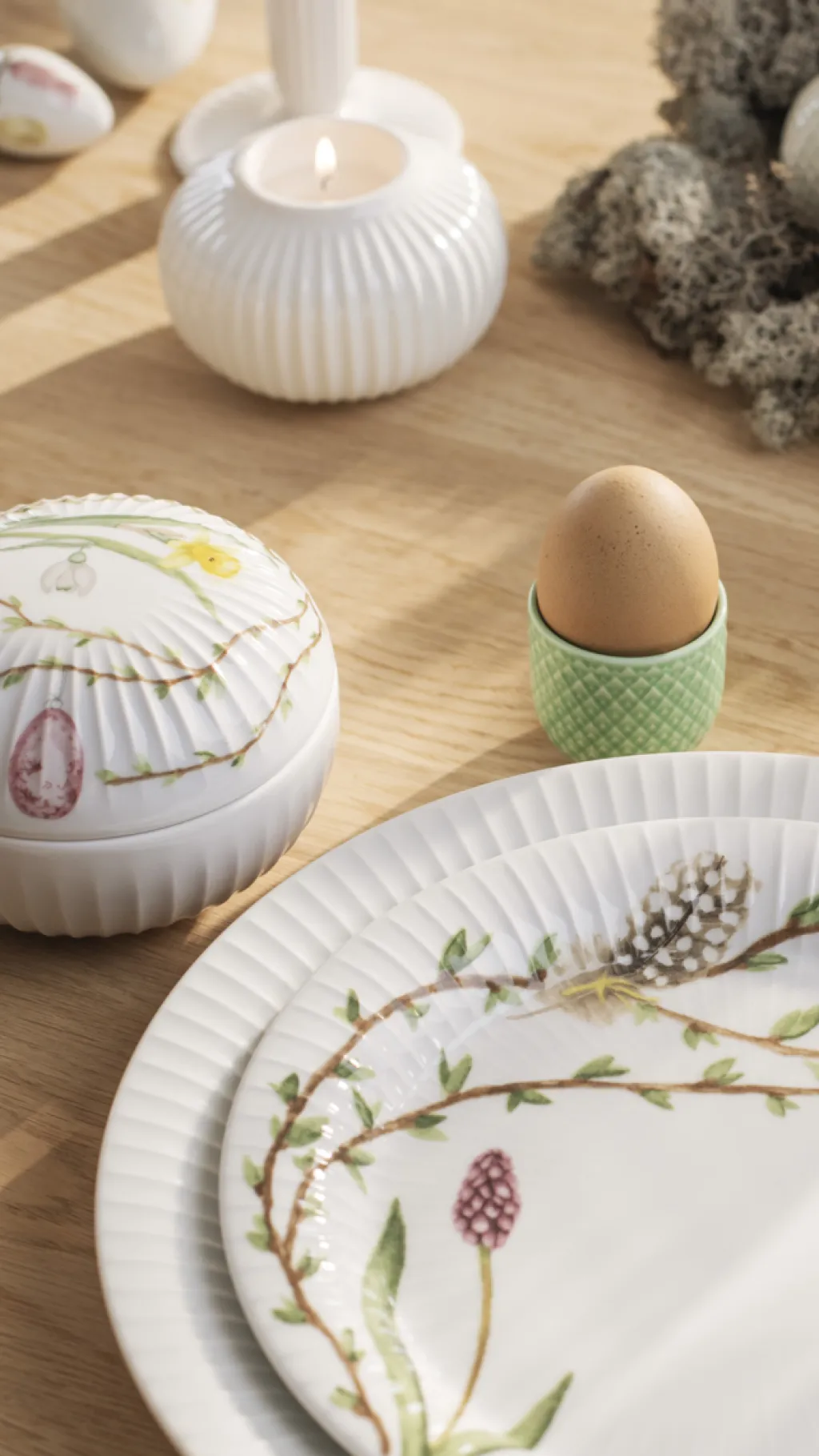 Lyngby Porcelæn Spisestue|Æggebægere > Rhombe Color Æggebæger H4,5 cm,