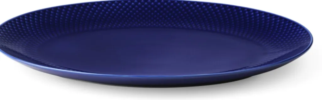 Lyngby Porcelæn Spisestue|Fade > Rhombe Color Ovalt Serveringsfad 35 cm,