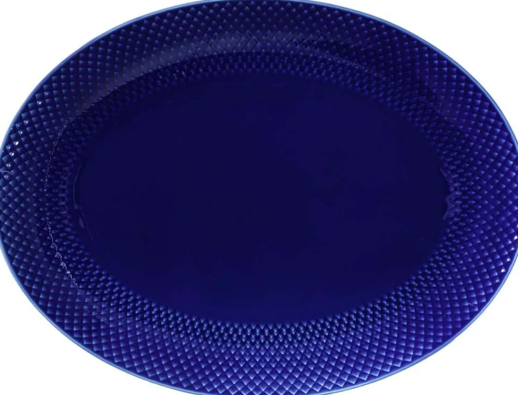 Lyngby Porcelæn Spisestue|Fade > Rhombe Color Ovalt Serveringsfad 35 cm,