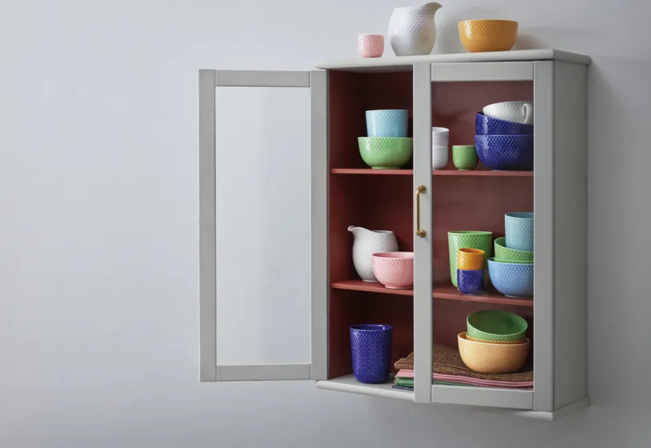 Best Lyngby Porcelæn Rhombe Color Krus 33 cl, Mørk Blå