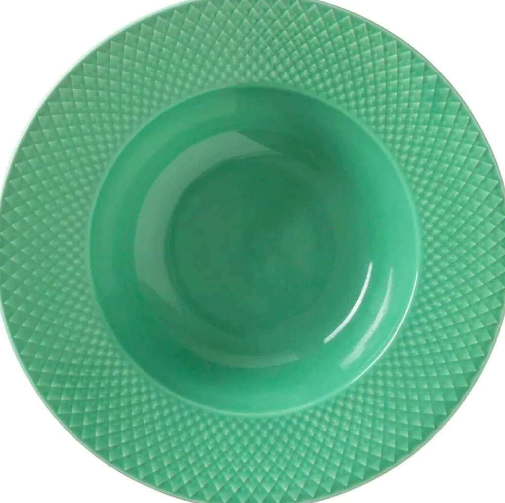 New Rhombe Color Dyb Tallerken 24,5 cm, Dybe Tallerkener