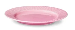 Best Lyngby Porcelæn Rhombe Color Tallerken 21 cm, Rosa
