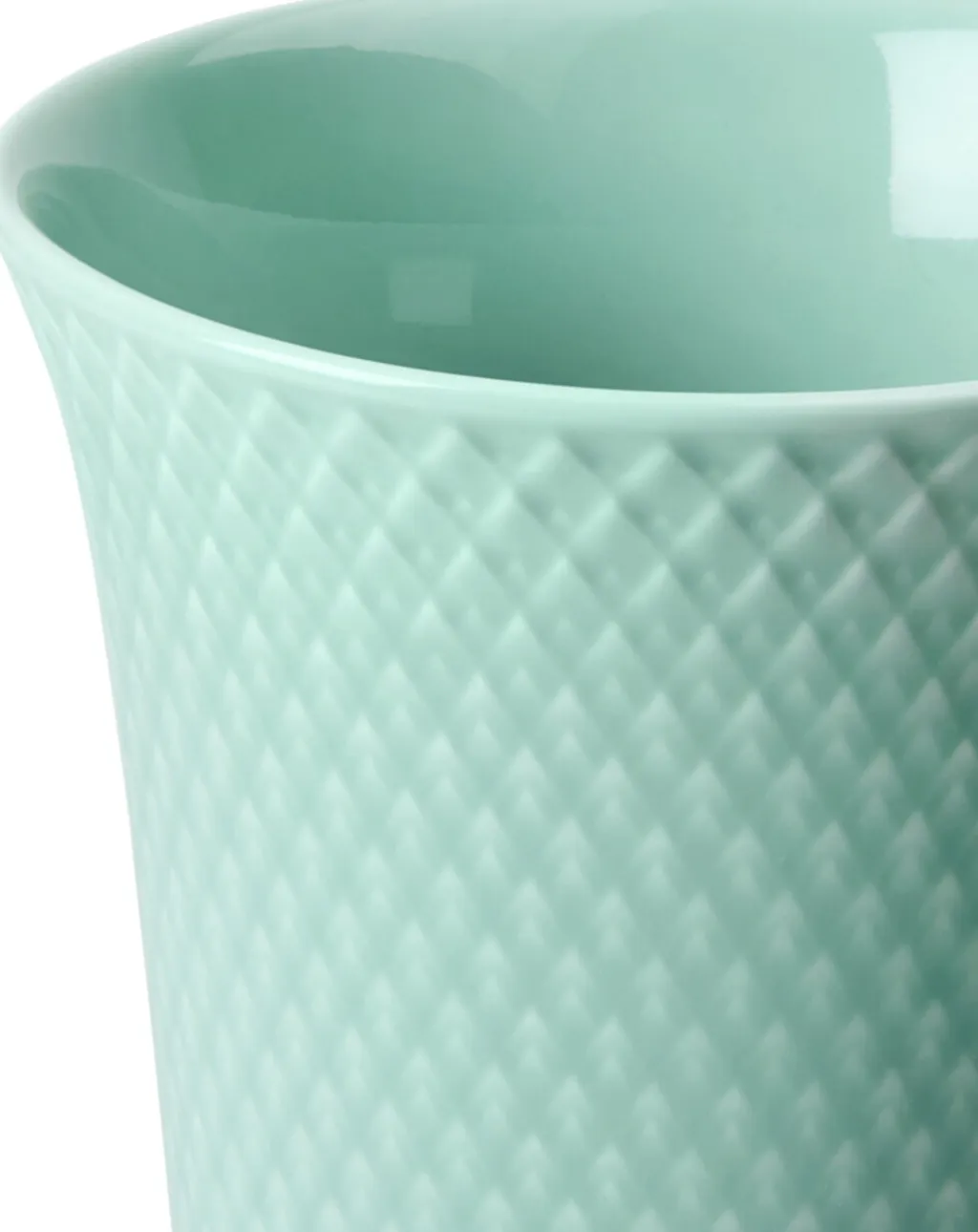 Lyngby Porcelæn Stue|Vaser > Rhombe Color Vase H15 cm, Aqua