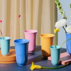 Lyngby Porcelæn Stue|Vaser > Rhombe Color Vase H20 cm,