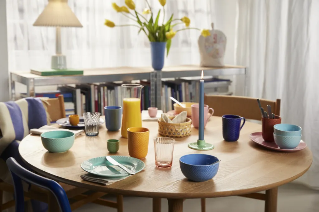 Lyngby Porcelæn Skåle|Spisestue > Rhombe Color Skål Ø11 cm,