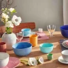 Lyngby Porcelæn Skåle > Rhombe Color Skålesæt 3 stk, Blå/Grøn