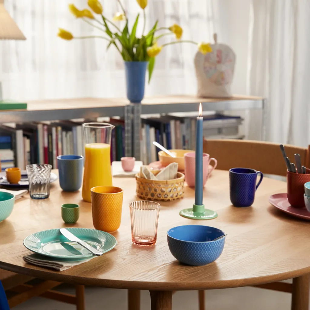 Lyngby Porcelæn Krus > Rhombe Color Krus 33 cl,