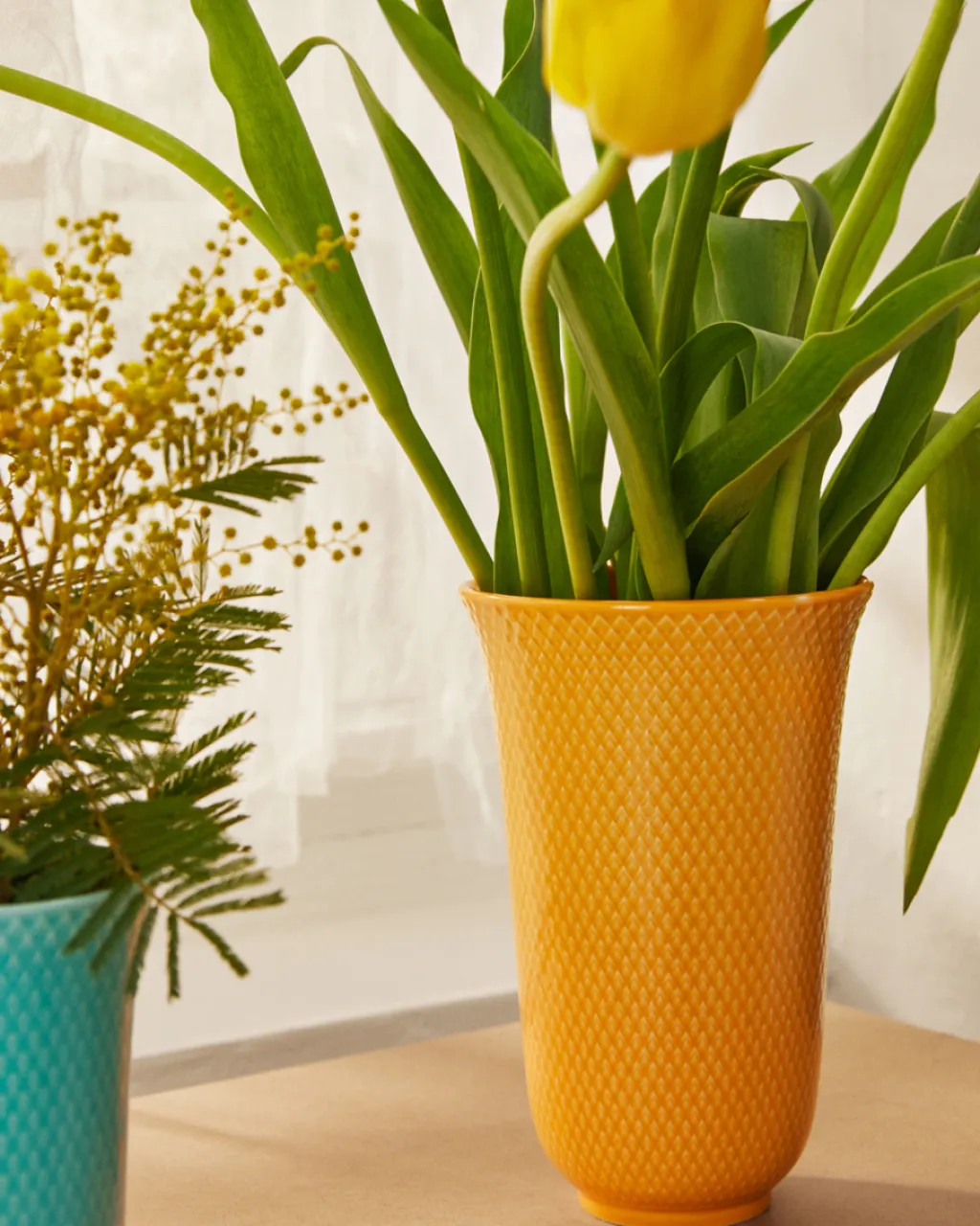 Lyngby Porcelæn Stue|Vaser > Rhombe Color Vase H20 cm,