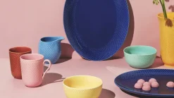 Outlet Lyngby Porcelæn Rhombe Color Krus m. Hank 33 cl, Rosa