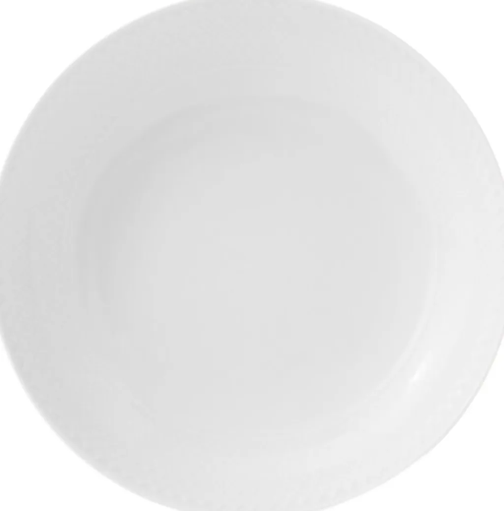 Online Rhombe Coupe Tallerken 20 cm, Hvid Frokosttallerkener
