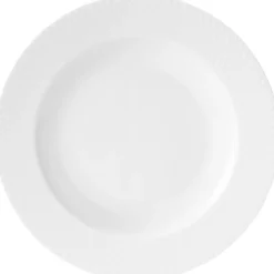 Outlet Rhombe Dyb Tallerken 23 cm, Hvid Dybe Tallerkener