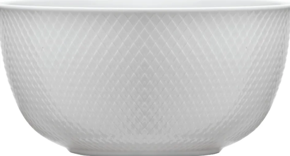 Sale Lyngby Porcelæn Rhombe Serveringsskål , Hvid