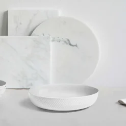 Lyngby Porcelæn Skåle|Spisestue > Rhombe Serveringsskål ,
