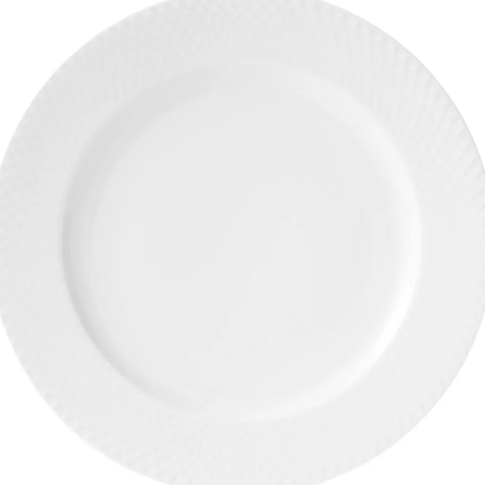 Online Lyngby Porcelæn Rhombe Tallerken , Hvid