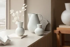 Discount Lyngby Porcelæn Tura Vase H, Hvid