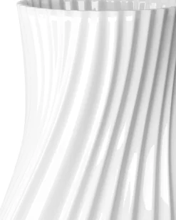 Clearance Lyngby Porcelæn Twist Vase H, Hvid