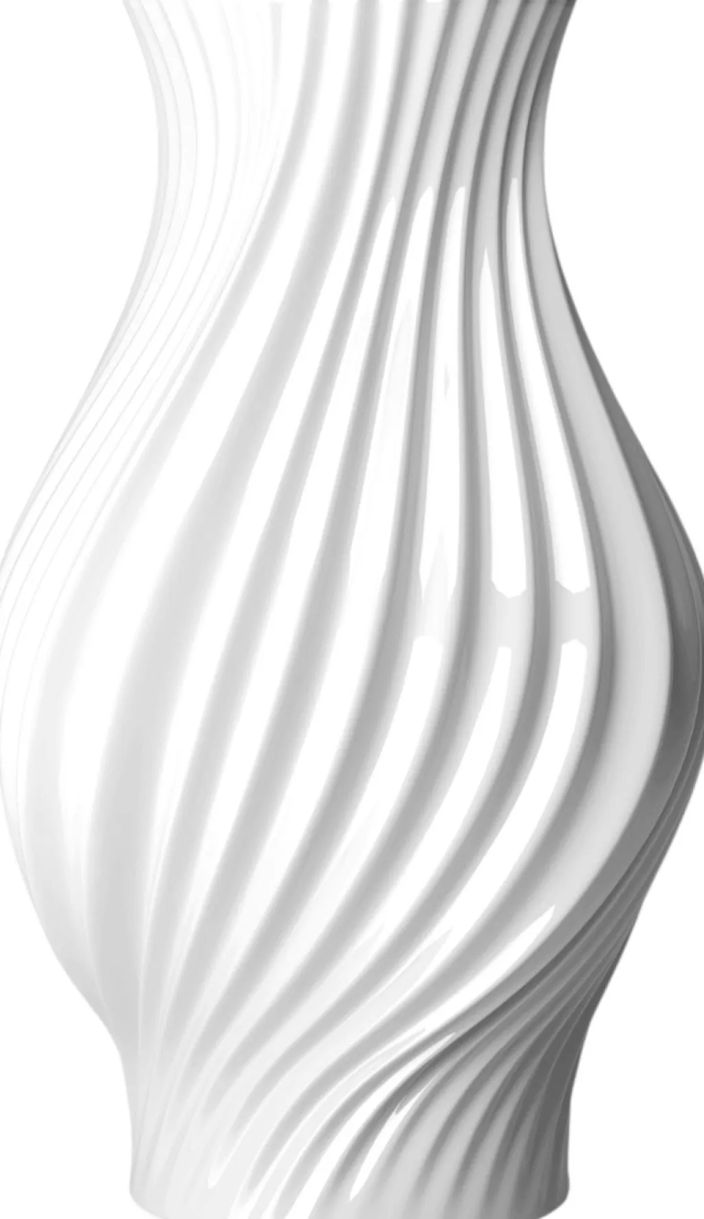Best Twist Vase H, Hvid Stue|Vaser