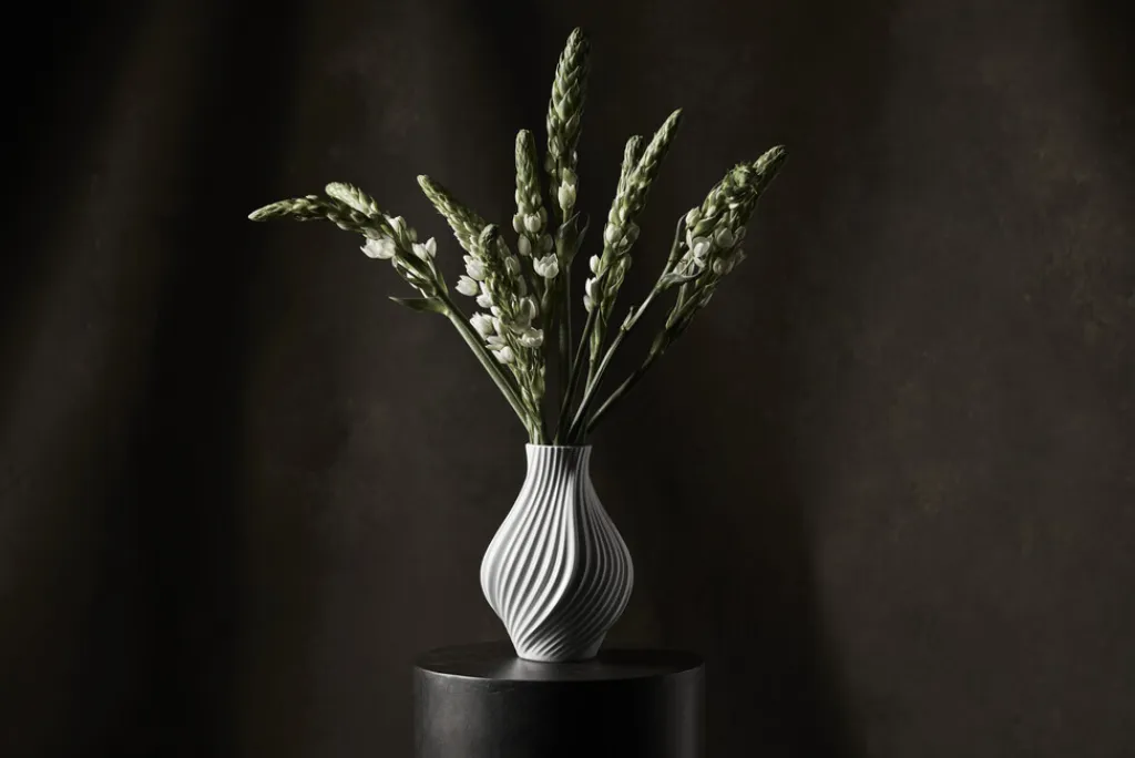 Discount Twist Vase H, Hvid Stue|Vaser