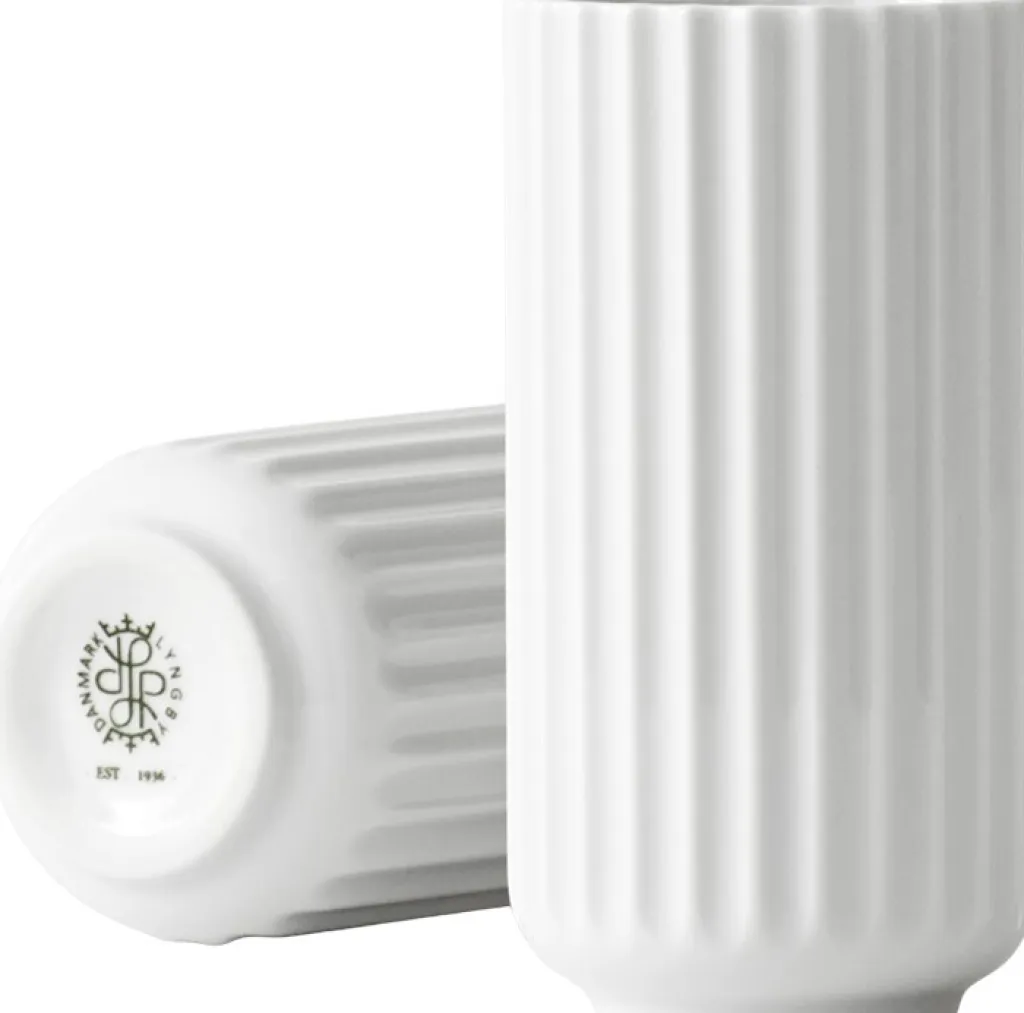 Lyngby Porcelæn Stue|Vaser > Vase H, Hvid