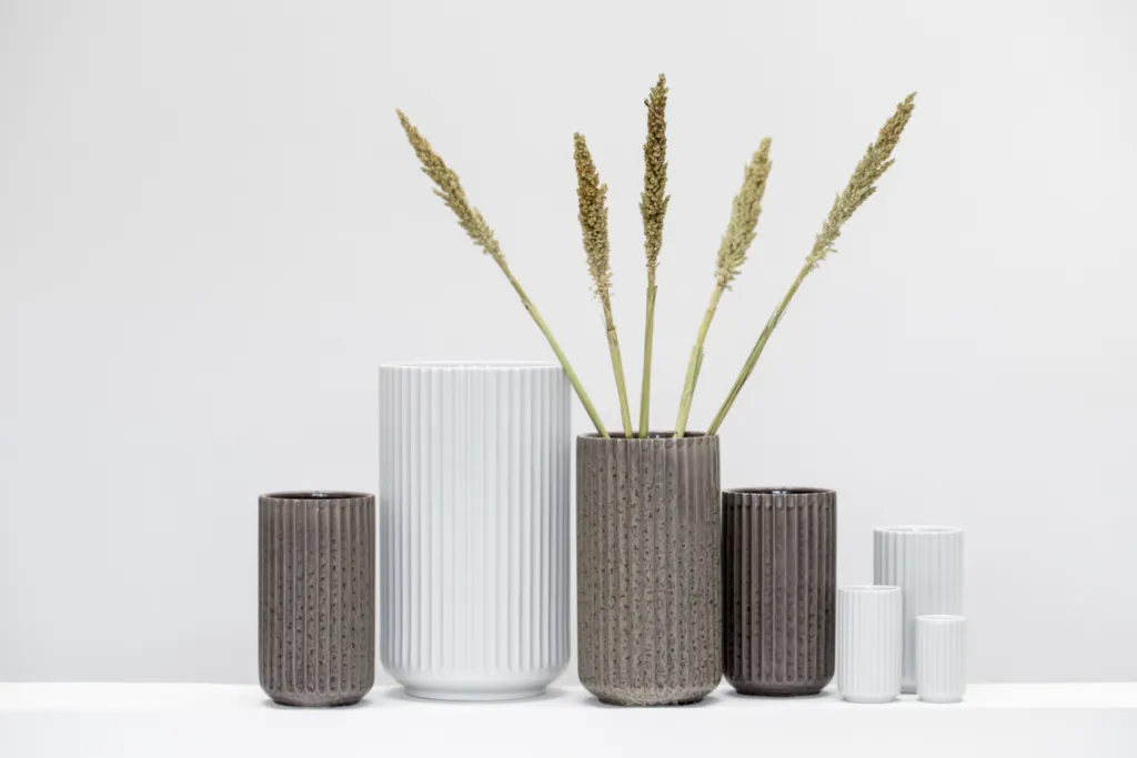 Lyngby Porcelæn Stue|Vaser > Vase H, Hvid