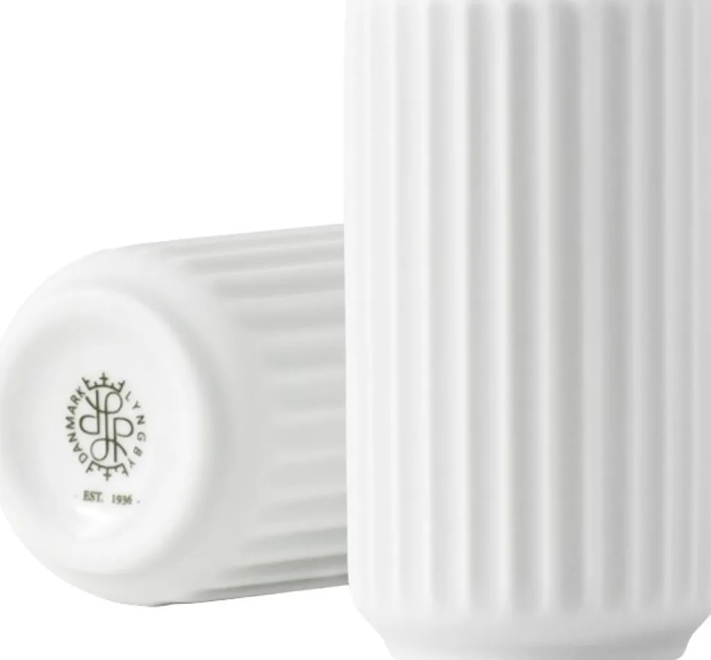 Lyngby Porcelæn Stue|Vaser > Vase H, Hvid