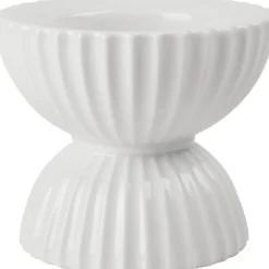 Outlet Tura Bloklysestage H10 cm, Hvid Bloklysestager