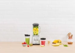 New Magimix Power 5 XL Blender 1500W 2 L, Mat Stål