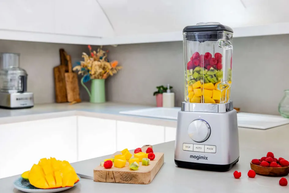 New Magimix Power 5 XL Blender 1500W 2 L, Mat Stål